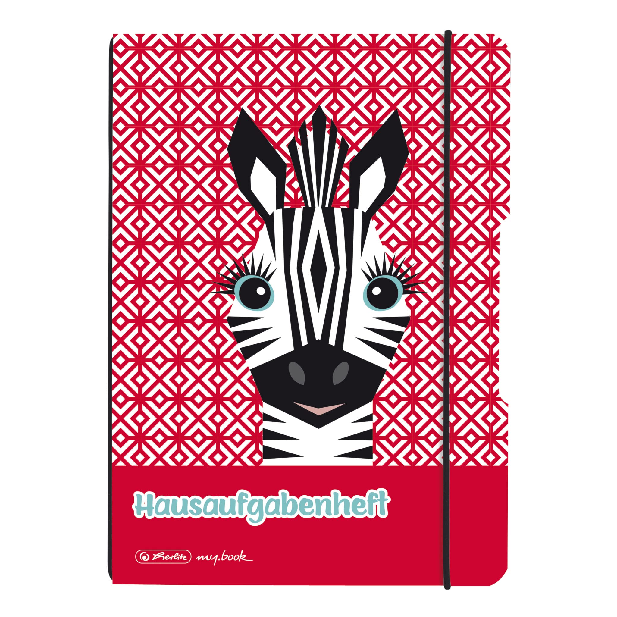 Herlitz 50039845 Flex Exercise Book A5 48 Sheets Cute Animals Zebra 1 Piece Homework