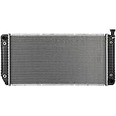 Spectra Premium CU1693 Radiator, with EOC and TOC, Compatible With Chevrolet and GMC