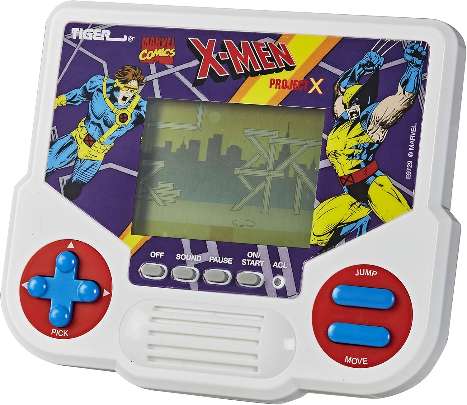 Tiger Electronics Marvel X-Men Project X Electronic LCD Video Game, Retro-Inspired 1-Player Handheld Game, Ages 8 and Up: Toys & Games