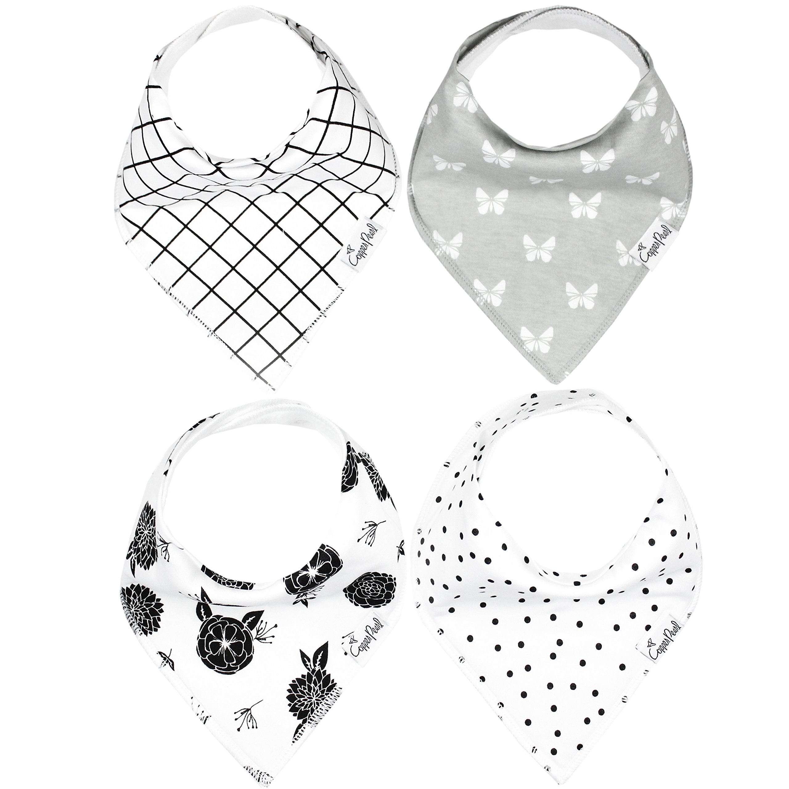 Buy Baby Bandana Drool Bibs for Drooling and Teething 4 Pack Gift Set