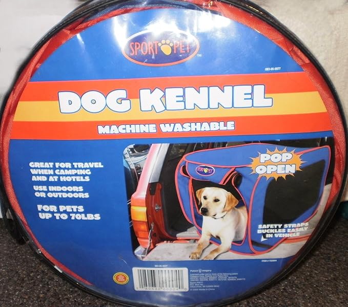 sport pet designs pop open dog kennel