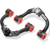 1&ndash;4" Lift Front Upper Control Arms for 2004&ndash;2020 Ford F150, 2006-2022 Ford Expedition,2006-2022 Lincoln Navigator, Heavy Duty Suspension Arms with Pre-Installed PU Bushings, Wrinkle Black (2PCS)