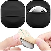 DDJ 2 Pack Airtag Adhesive Mount, Air Tag Holder Case with 3M Adhesive Sticker Stick on Wallet/TV Remote/Car/Luggage/Drones, 