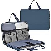 17.3 Inch Laptop Bag Men Women Briefcase with Organizer Compatible HP Envy 17 17t/Pavilion 17, Dell Inspiron 17/G3 G7 17.3, Ideapad 330 L340 17.3, Acer Aspire 17.3, ROG MSI GS75 17.3 Case, Blue
