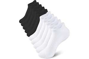 Somaibo 10 Pairs Kids Socks for Boys Girls Low Cut Athletic Ankle Socks Half Cushioned Crew Cotton No Show Socks