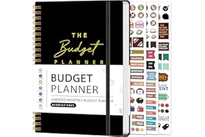 MEDOLOVE Budget Planner Account Book Monthly Expense Tracker, Saving & Debt Tracker, Monthly Budget Review 5.5" x 8.5", Control Your Money to Manage Your Finances