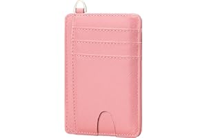 GEEAD Slim Minimalist Front Pocket RFID Blocking Card Holder Wallets for Men & Women