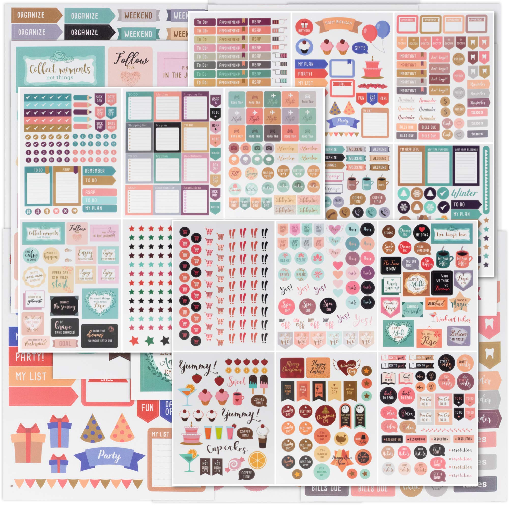 Aesthetic Planner Stickers 974 Beautiful Accessories Enhance And