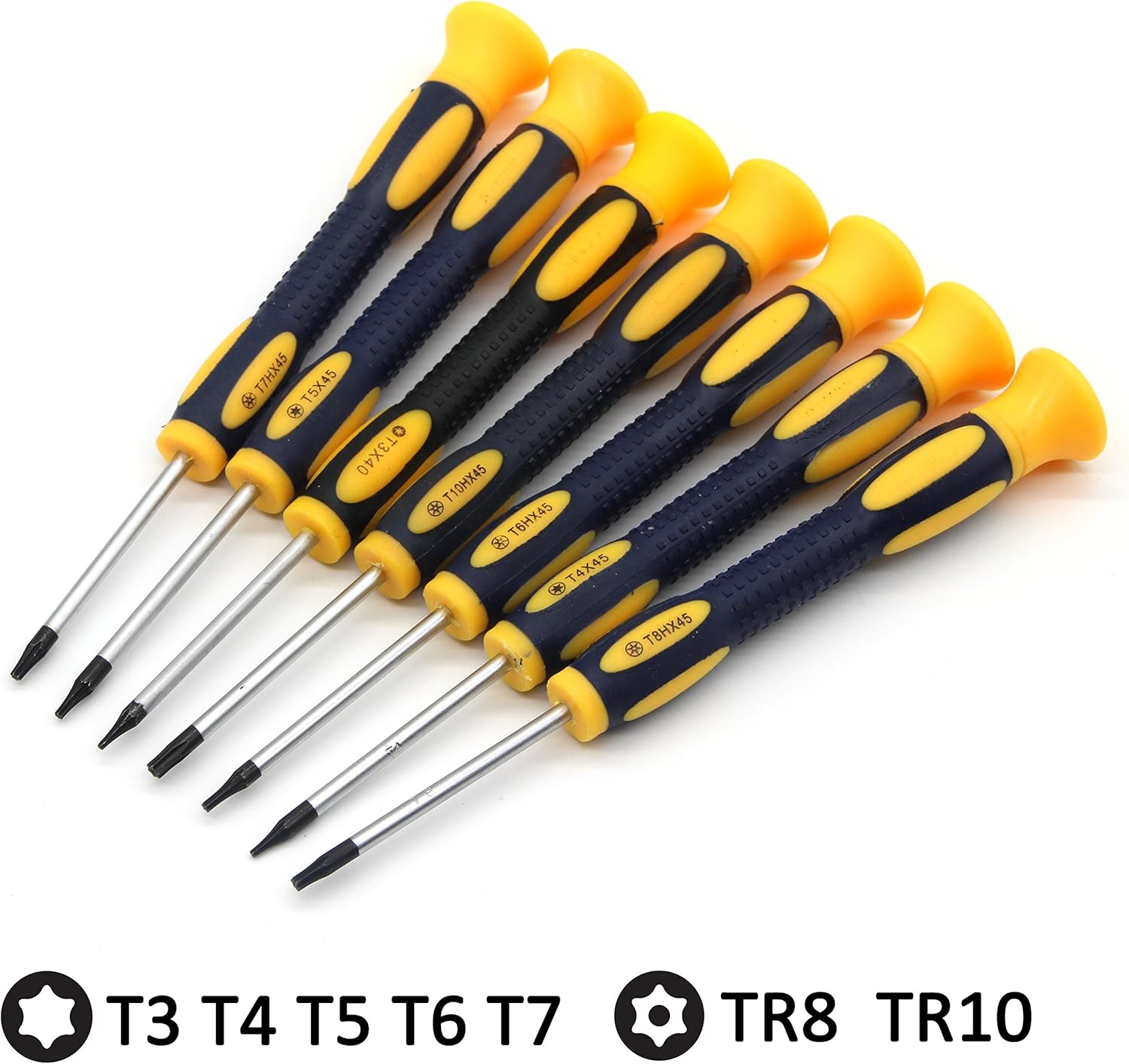 Kingsdun 12 in 1 Torx Screwdriver Sets with T3 T4 T5 T6 T7 T8 T10 Star Screwdrivers, Stainless Steel Tweezers & Philip Slotted Magnetic Screwdrivers for Phone/Mac/Computer Repairing: Industrial & Scientific