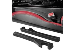 KAYZT Seat Gap Filler Universal Fit Car SUV to Fill The Gaps Between Seat and Console Blocker Stopper Pack of 2 Black