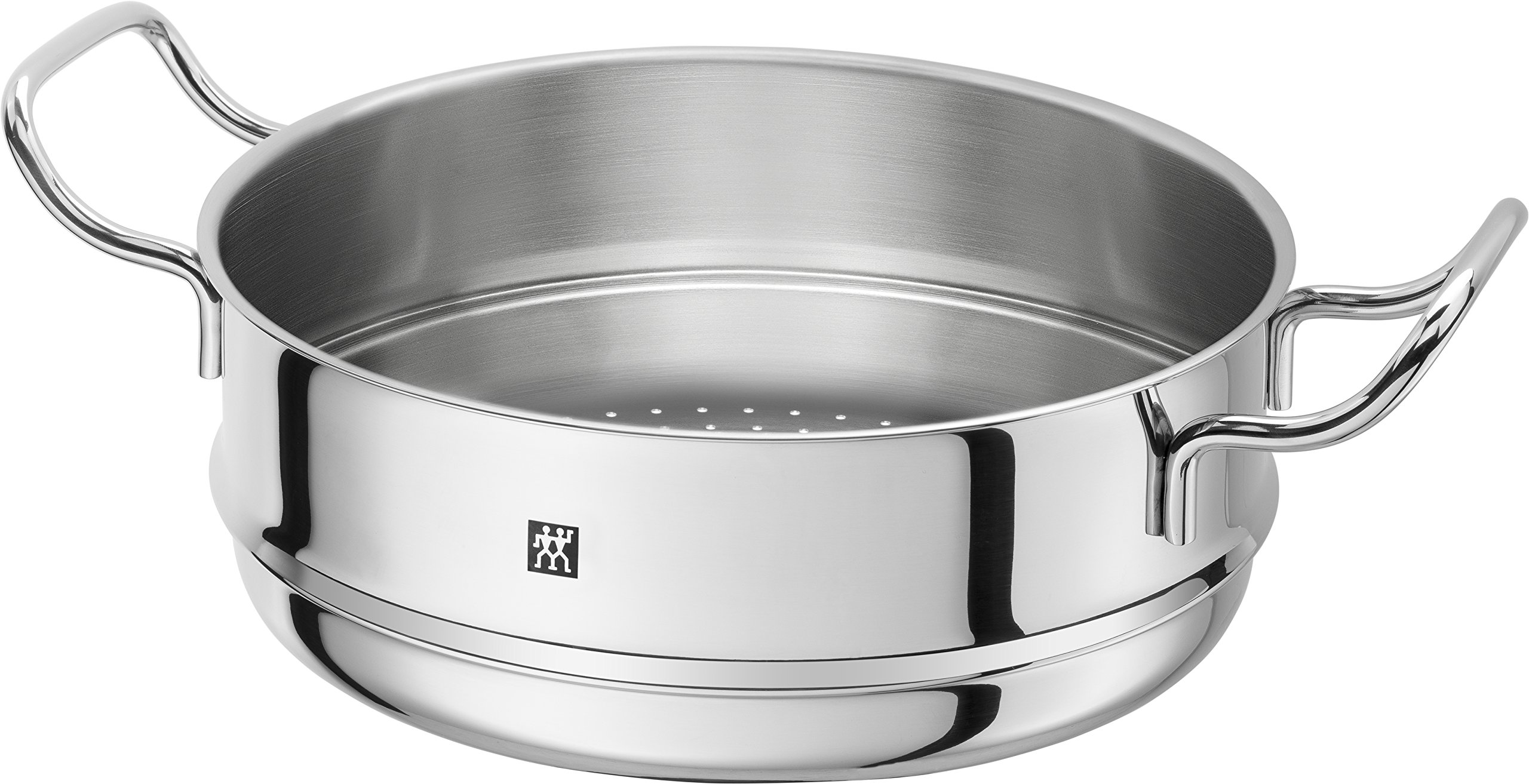 ZWILLING Plus Colander, Stainless Steel, Silver, 24 cm, 35 x 26 x 12 cm, Inox Brillant