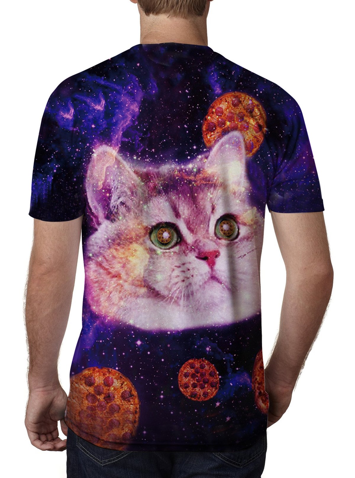 Leapparel Unisex Galaxy Outerspace Printed Personalized Cool T Shirts Tees Clothing XL