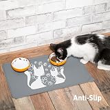 LeashPotato Cat & Dog Feeding Mat - Waterproof Non-Slip Silicone 30x47.5cm view 2