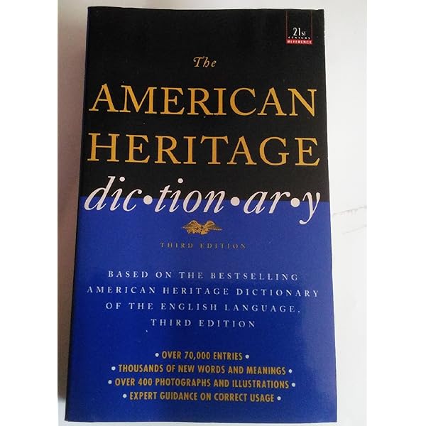 Amazon.com: The American Heritage Dictionary of the English