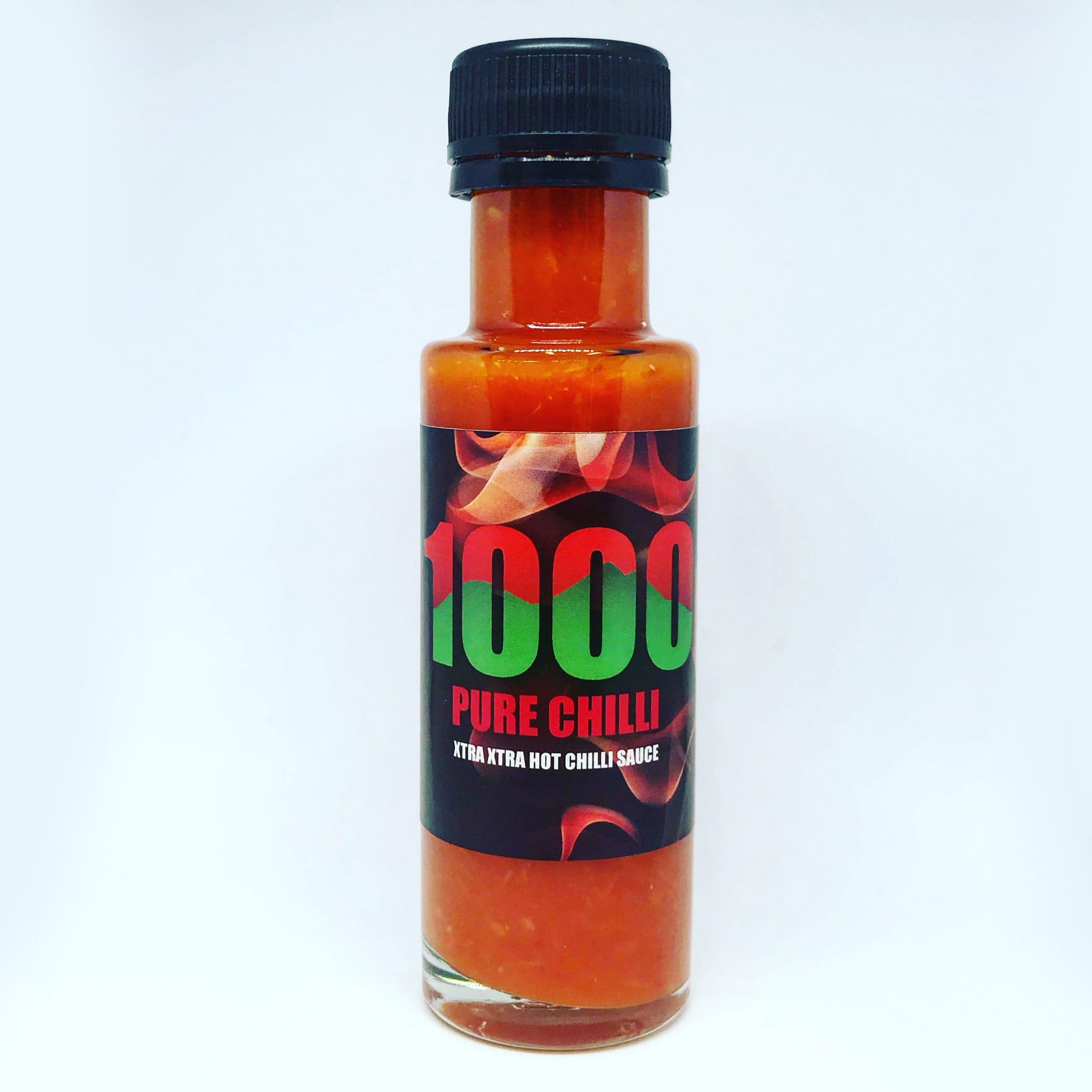 1000 Pure Chilli Hot Sauce - Extra Extra Hot Chilli Sauce - An ideal Chilli Gift – 100ml