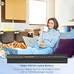 COWOOGMZ 40WH M5Y1K Battery Replacement for Dell I