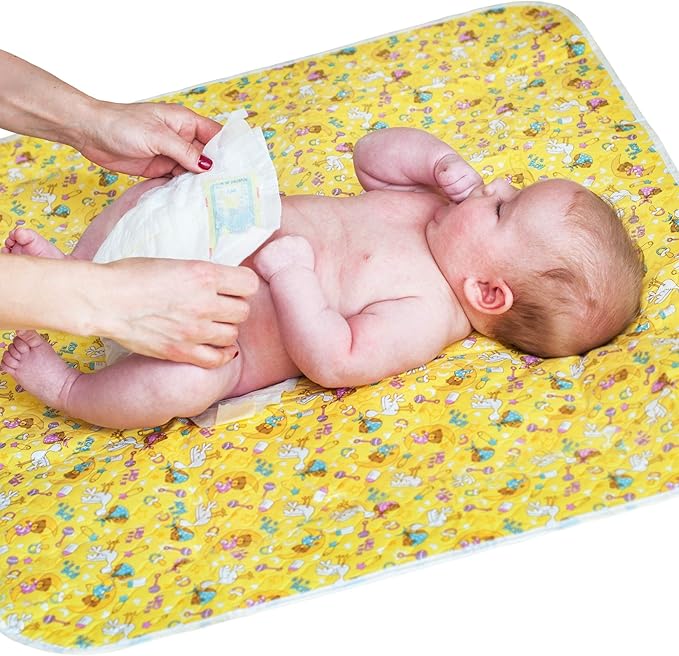 Baby Changing Mat for Home and TravelLarge Size 80 x 65 cm with