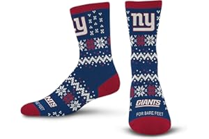 For Bare Feet NFL Unisex Kids Team Sweater Crew Sock Nfl Youth