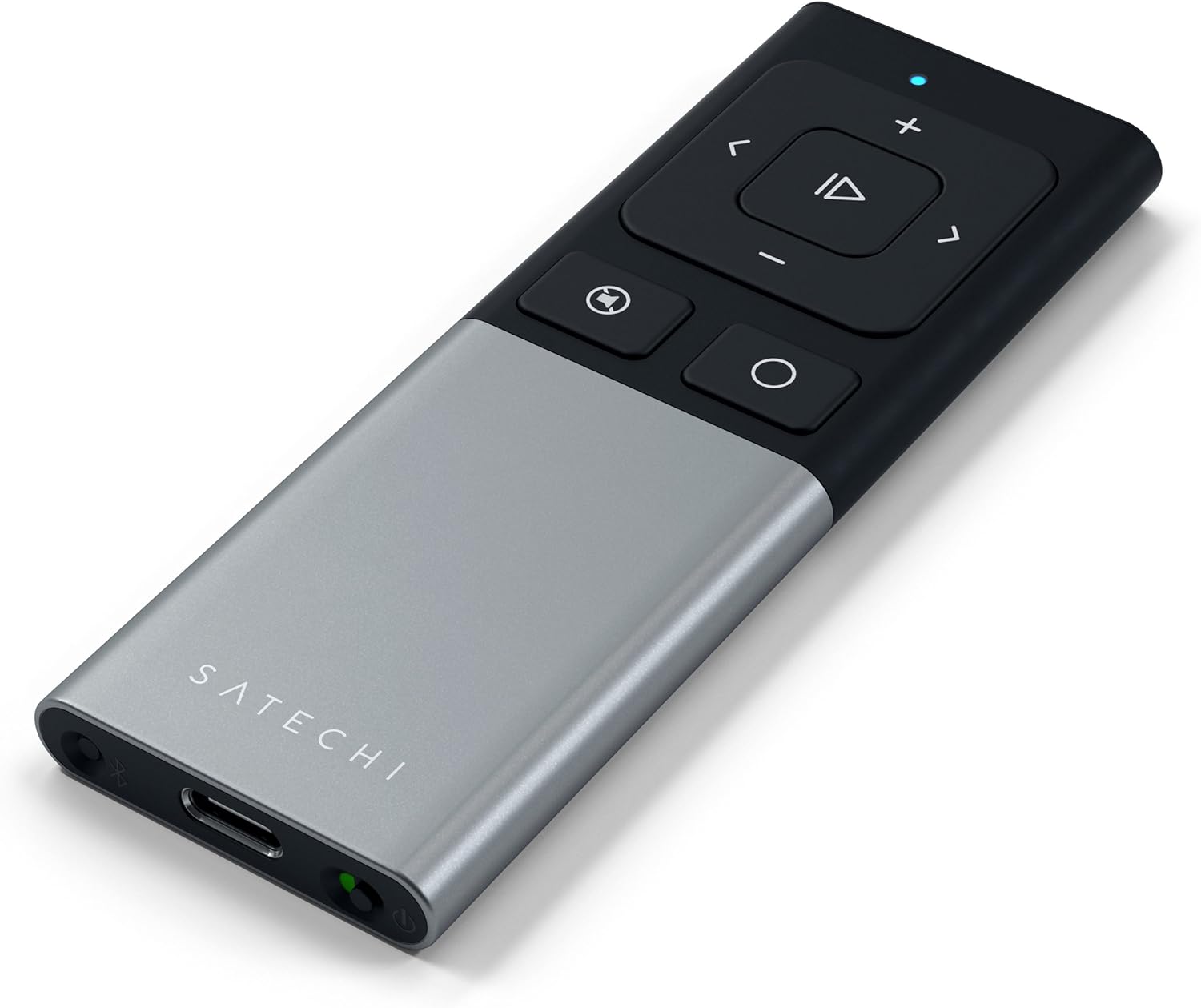 Satechi Aluminum Wireless Multi-Media & Presenter Remote Control - Compatible with 2020 MacBook Pro, 2020 MacBook Air, 2020 iPad Pro, iPhone 11 Pro Max/11 Pro (Aluminum Space Gray): Electronics