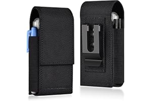 ykooe Multitool Sheath with Belt Clip - EDC Organizer Holster with Strong Magnetic Closure, for Folding Tools, Black