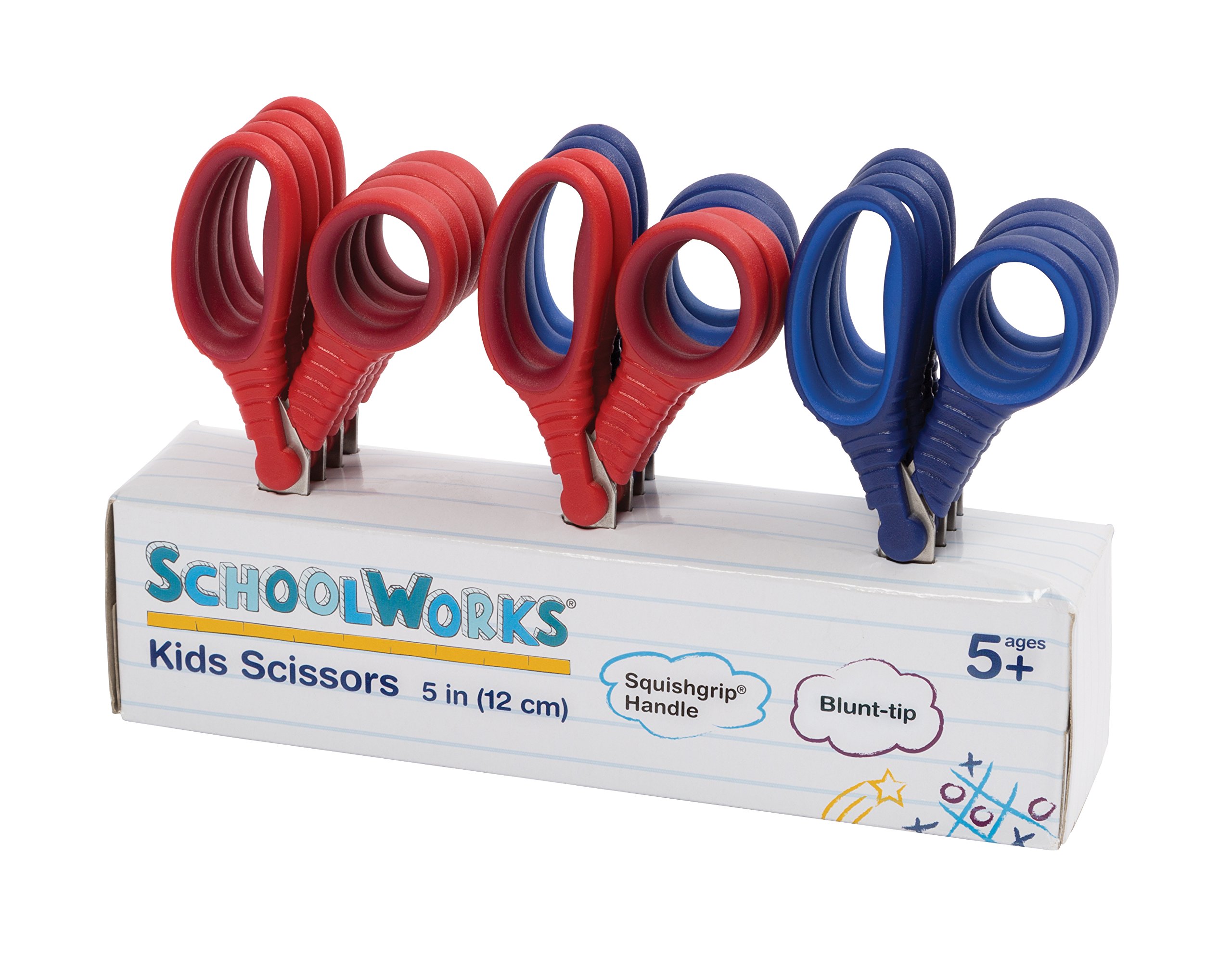 Fiskars SchoolWorks Scissors, Blunt, 12 per Set