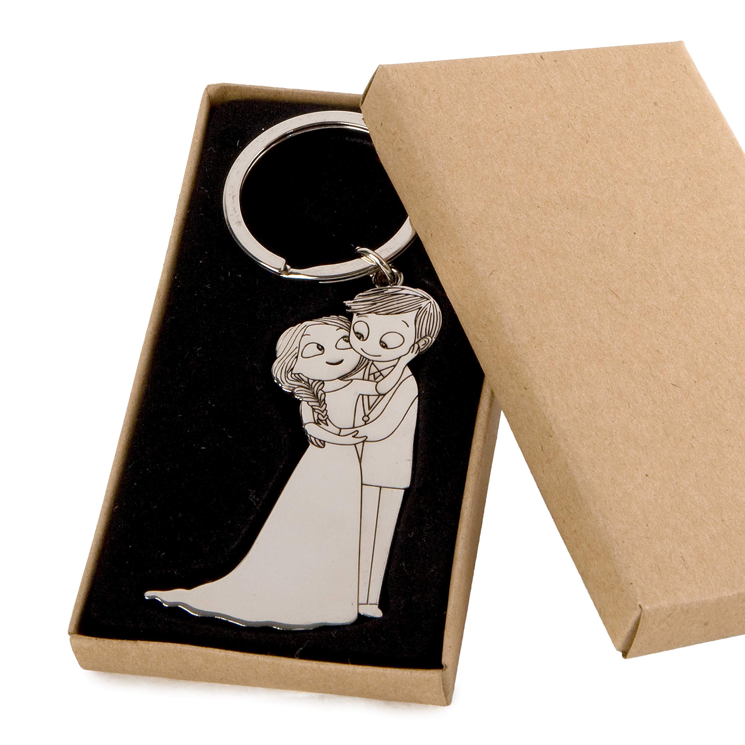 Mopec Llavero Novios Caricia M491 Boyfriends Pop & Fun Caress Keyring in Gift Box, Multicoloured, 0