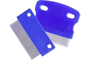 zYoung Tear Stain Remover Dog Grooming Comb - Gently Removes Mucus, Crust, and Eye Stains for Pets