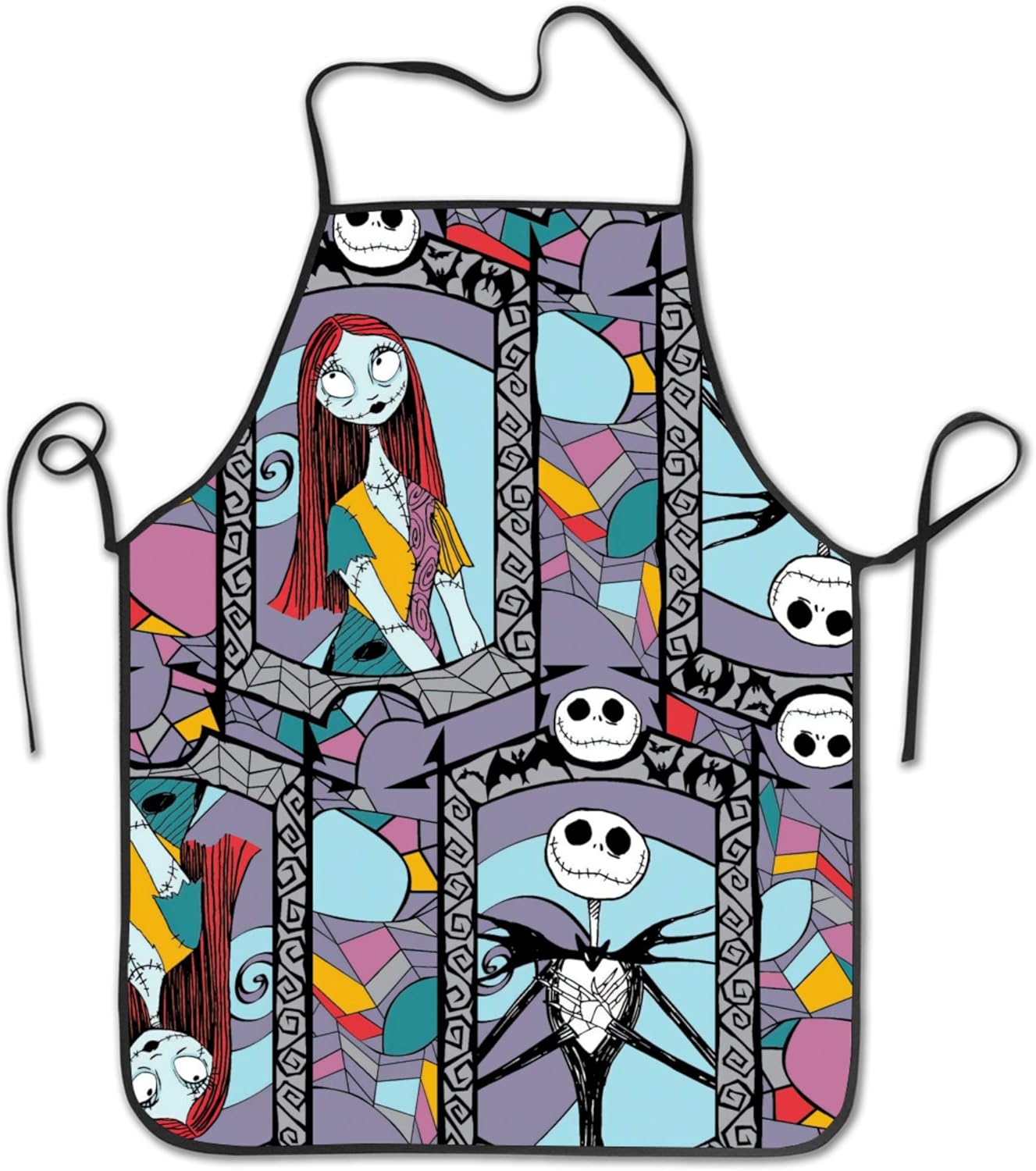 The Nightmare Before Christmas Aprons Waterproof Aprons With Adjustable