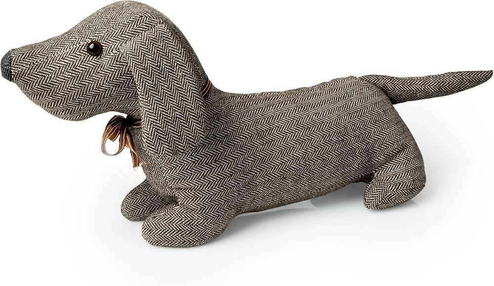 Blue Canyon Jack Weighted Dog Door Stop Sand Filled Animal Decorative Home
