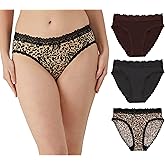 Maidenform womens Microfiber High Leg Underwear, High-rise Tailored High Leg Panties, 3-pack