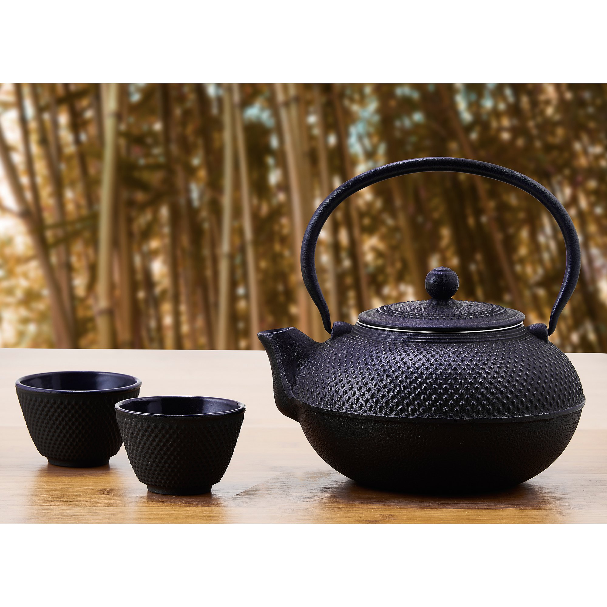 Old Dutch Cast Iron Saga Teapot, 52Ounce, Black Buy Online in UAE