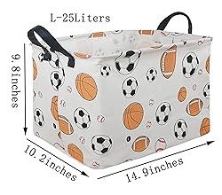 KUNRO Rectangle Toy Bin Waterproof storage