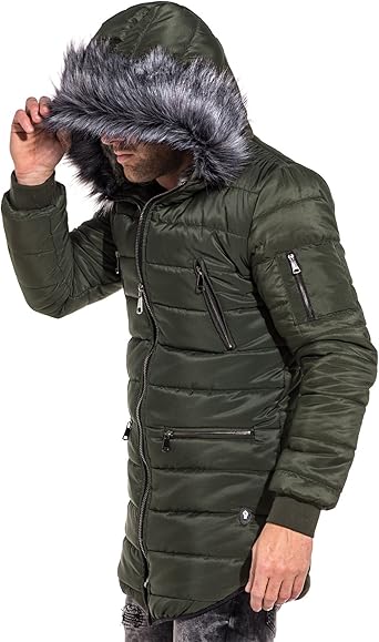 doudoune longue homme fourrure