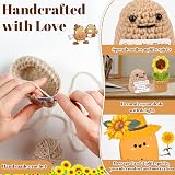 Pipihome Positive Potato Sunflower Crochet Gift Set Lovely Support Doll view 4