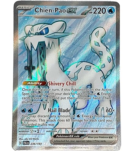 CHIEN　1001 Chien-Pao ex - 061/193 : S&V Paldea Evolved : Double Rare