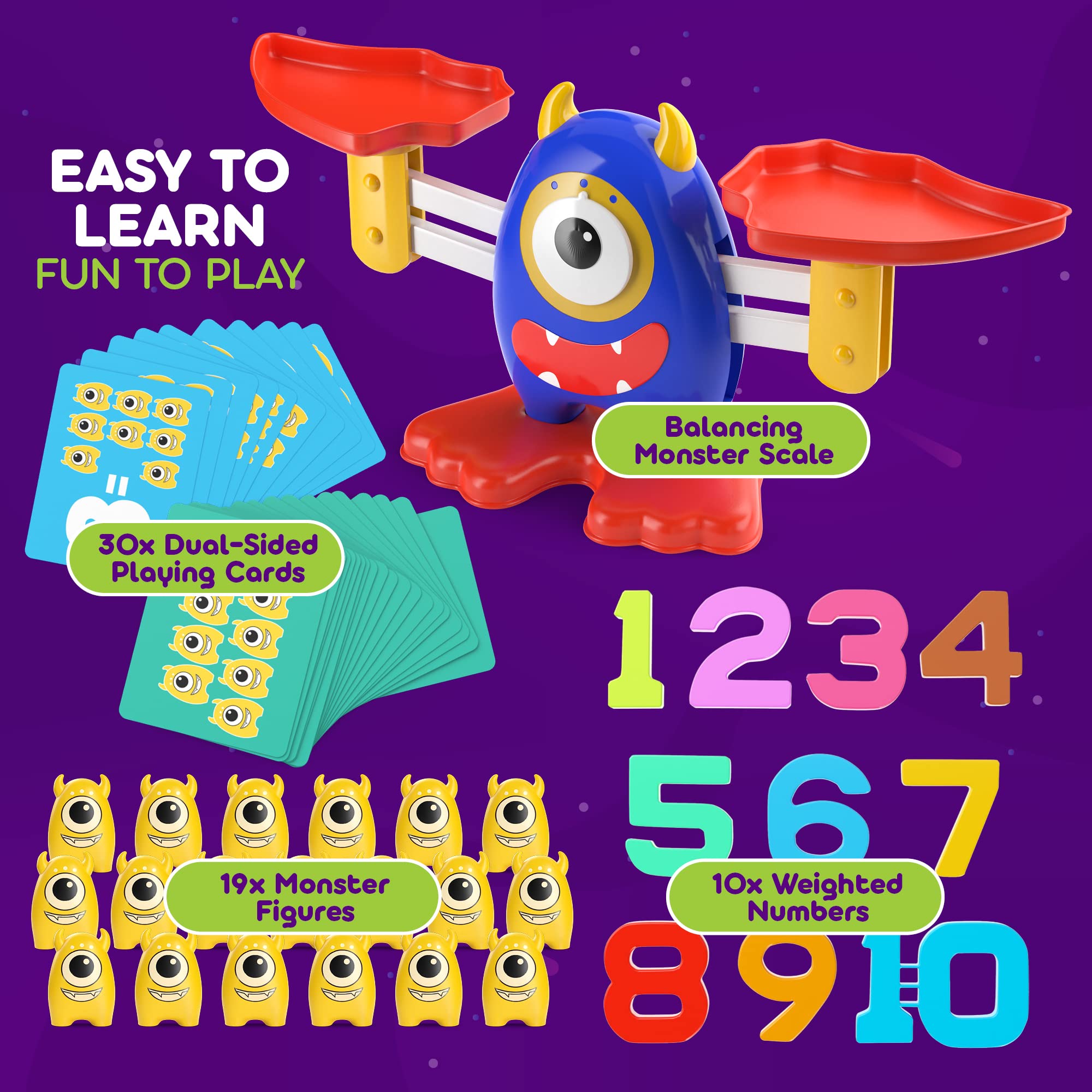 Mua CoolToys Monster Balance Numbers Counting and Math Learning Game ...