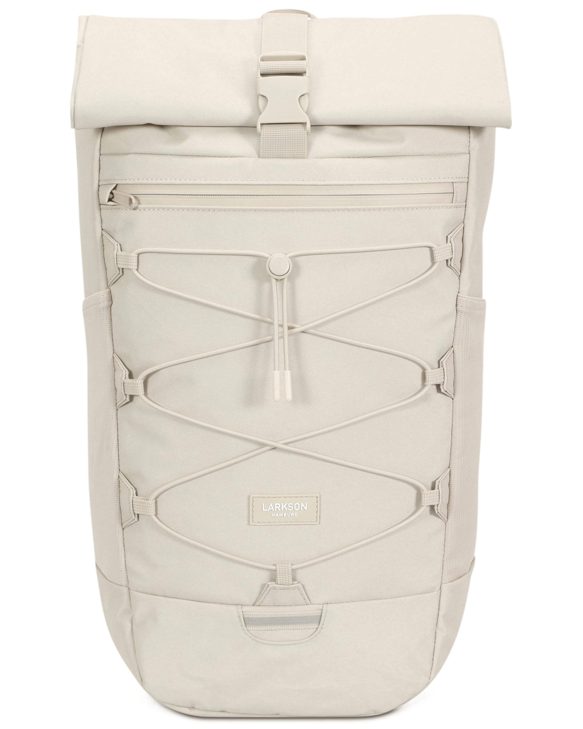 LARKSON Hiking Backpack Womens Mens Beige - Arvid - Travel Backpack 20L - Walking Camping Trekking - Rucksack With Chest Strap & Hip Belt - Breathable Mesh Padding