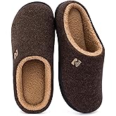 RockDove Men's Sherpa Lined Memory Foam Clog Slipper