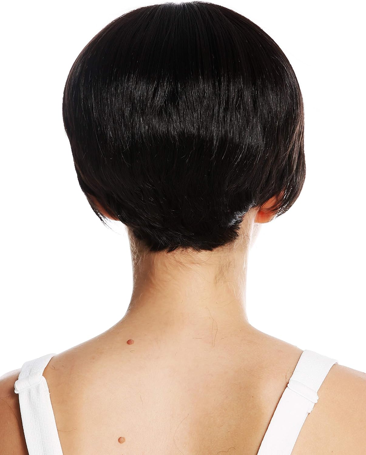 WIG ME UP - VK-53-4 quality women's wig short sleek pageboy cut dark brown, Dark brown (4), Length: approx. 20 cm - Image 5