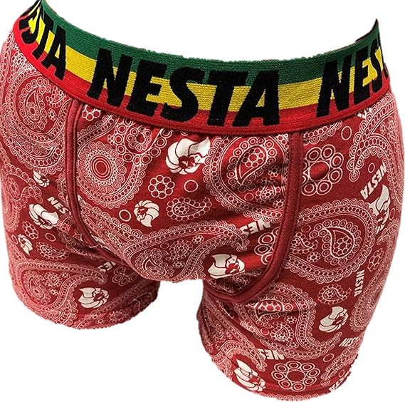Amazon Nesta Brand ネスタブランド ボクサーパンツ メンズ ボクサーブリーフ ペイズリー レッド M ボクサー 通販