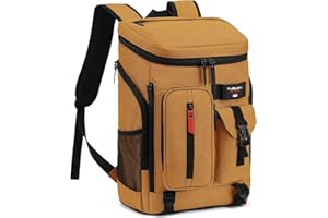 TUGUAN Cooler Backpack 36 Cans Insulated Leak Proof Lightweight Lunch Backpack for Men Work Portable Travel Thermal Bag