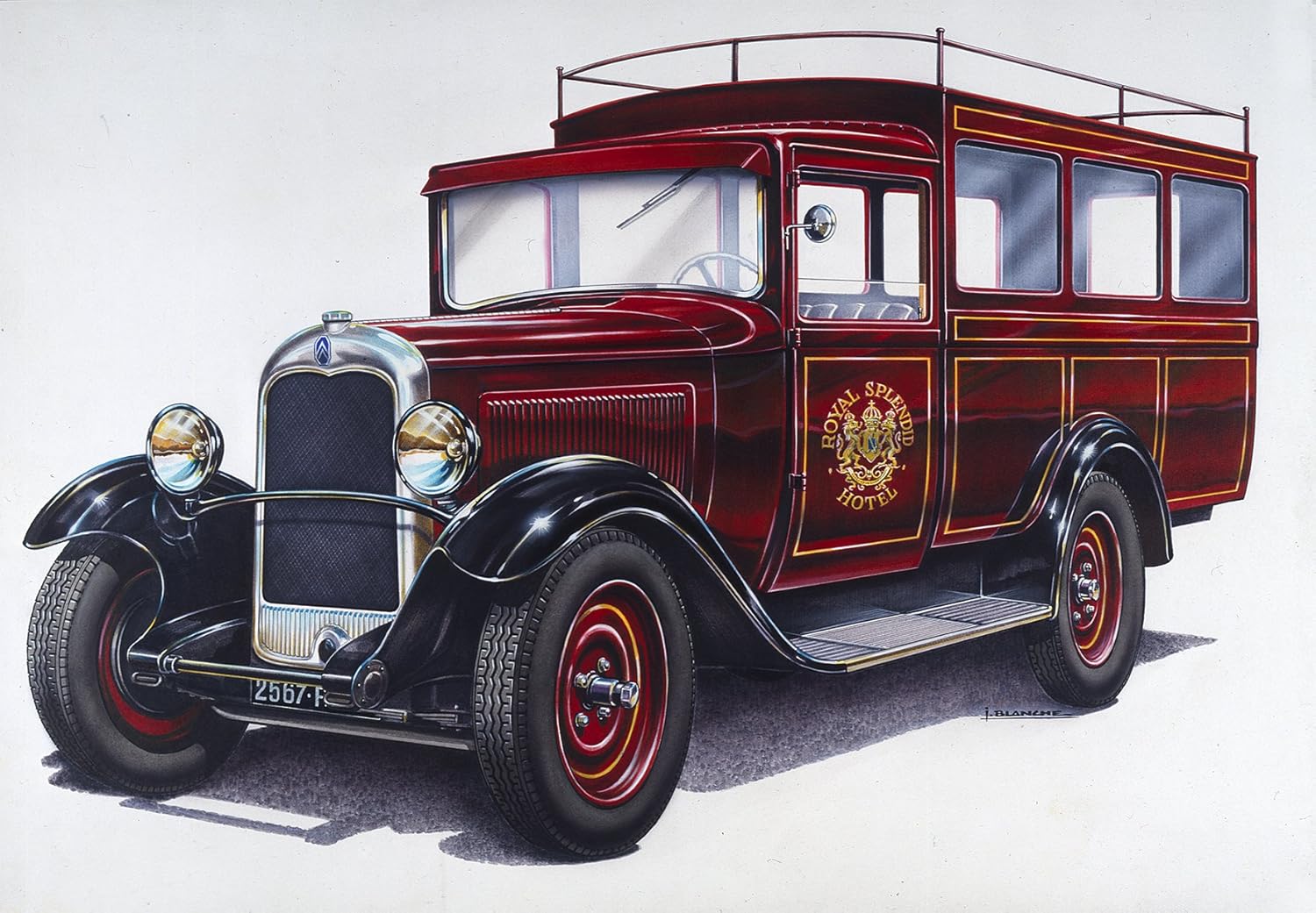 Heller 1:24 - Citroen C4 Splendid Hotel, Various