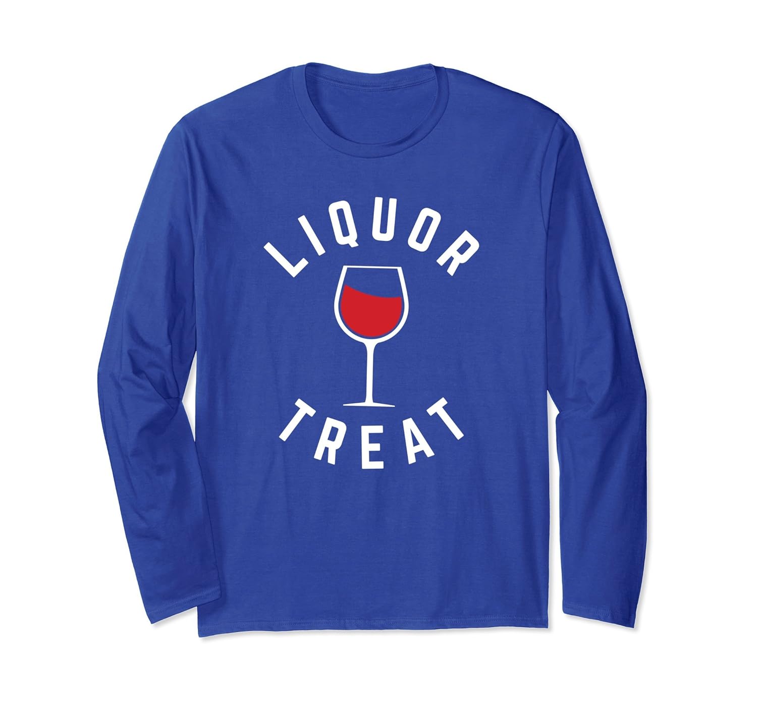 Red Wine Alcohol Beverage Drinking Halloween Long sleeve tee-ANZ