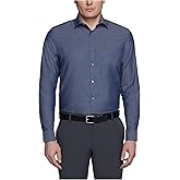Calvin Klein Men's Regular Fit Non Iron Herringbone Button-Down Shirt