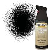 Rust-Oleum Universal Spray Paint 400ml Flat Black - 360° Any-Angle