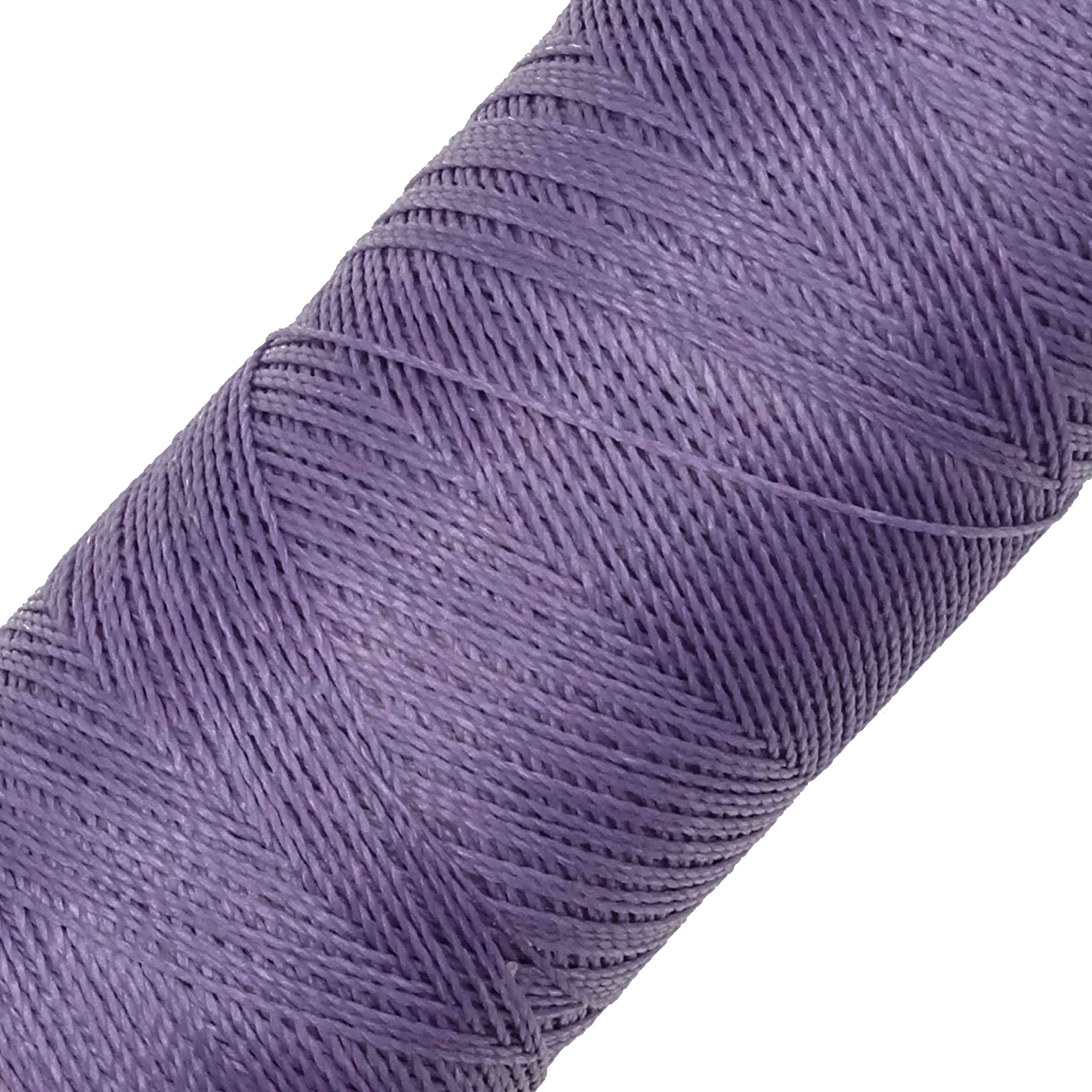 LINHASITA Waxed Thread 100gr / 360 Metres 0.5 mm Thick Polyester Macrame 30 Colours - lilac — image 1