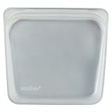 Stasher Reusable Silicone Food Bag, Clear