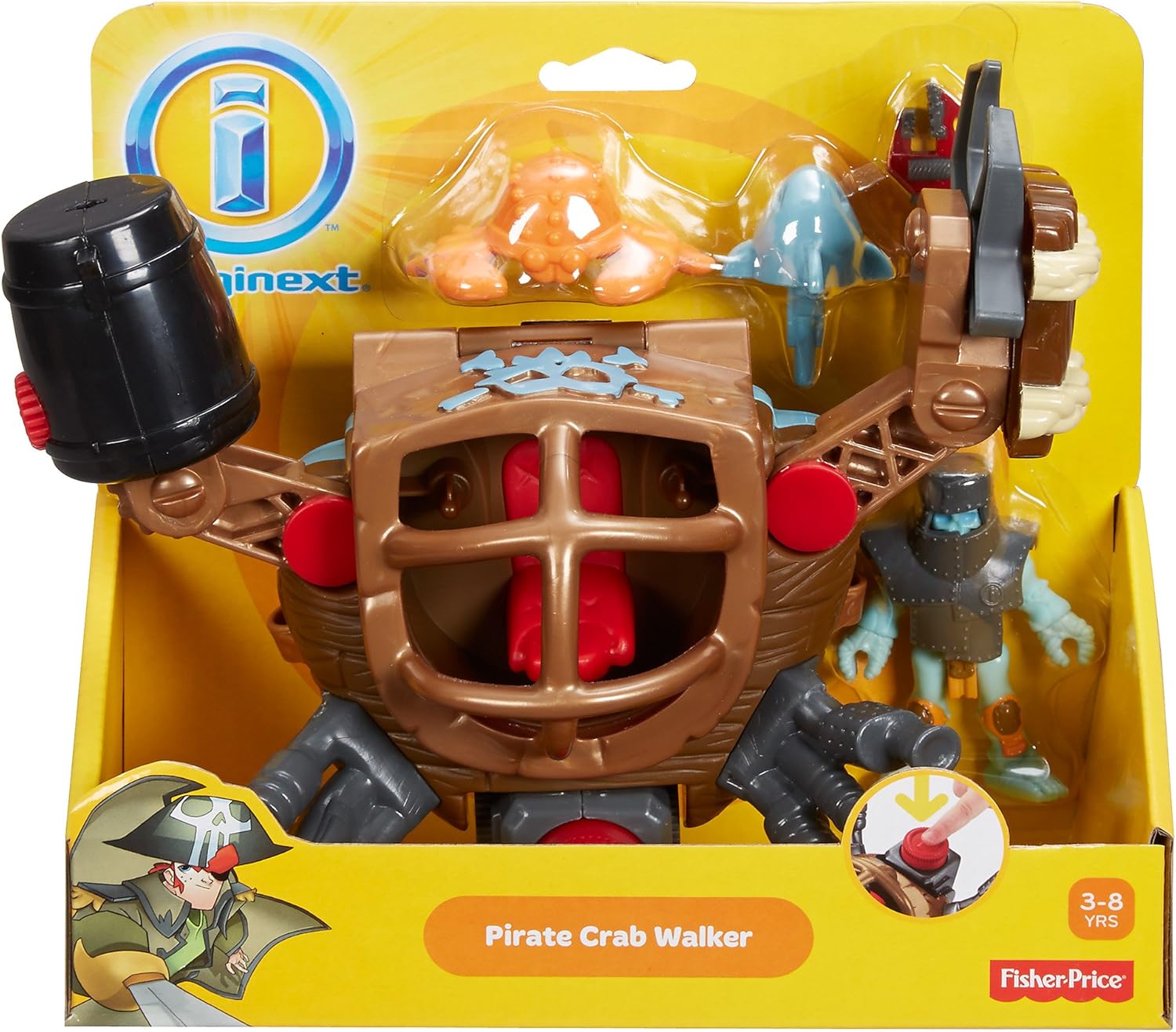 imaginext pirate crab walker