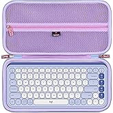 Mchoi Keyboard Case Compatible with Logitech POP ICON Keys Keyboard (Lilac, POP ICON Case)