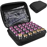 Insulin Vials Fridge Holder 30 Slots Peptide Fridge Storage Carrying Case with Mesh Bag Insulin Vial Organizer Protector Bags